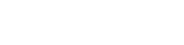 WhoComply Horizontal Logo (Dark Mode)